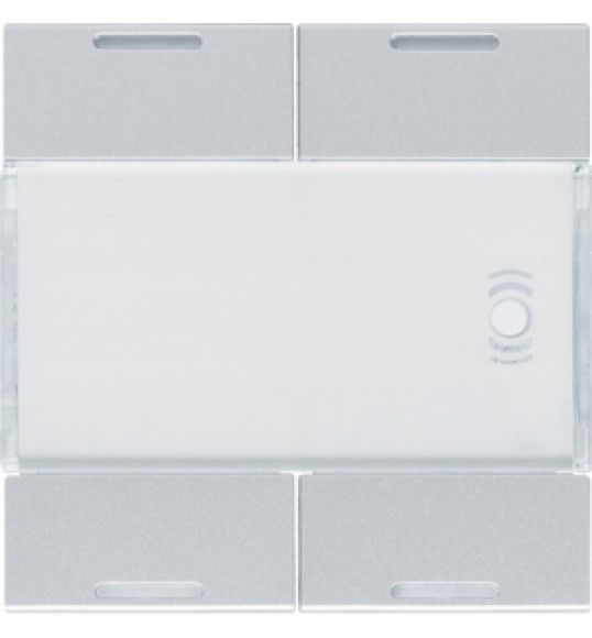 WXE314T Tecla x4 Gallery KNX com LED, titane