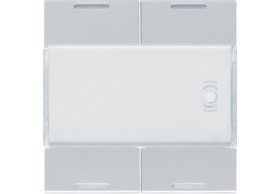WXE314T Tecla x4 Gallery KNX com LED, titane