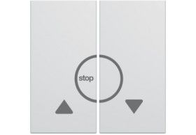 WXD301B Gallery 2M rocker shutters push button, White