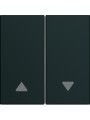 WXD300N Gallery 2M rocker shutters switch, black