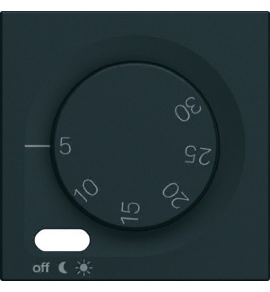WXD315N Gallery 2M rocker thermostat, black