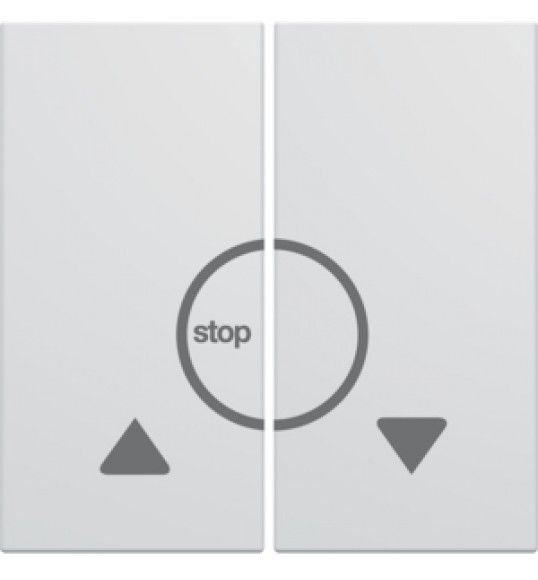 WXD301B Gallery 2M rocker shutters push button, White