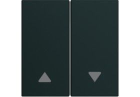 WXD300N Gallery 2M rocker shutters switch, black
