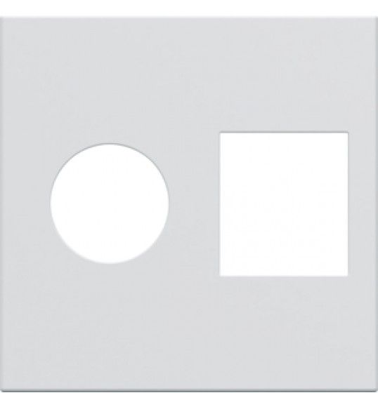 WXD240B Hager Gallery Abdeckung 2M TV+RJ45 wei?