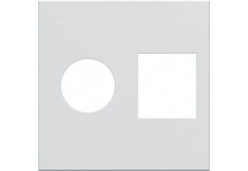 WXD240B Hager Gallery Abdeckung 2M TV+RJ45 wei?
