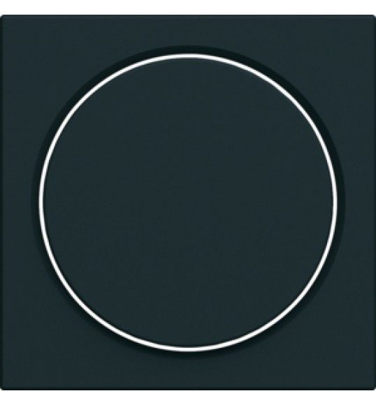 WXD063N Gallery 2M rotary dimmer cover plate, black