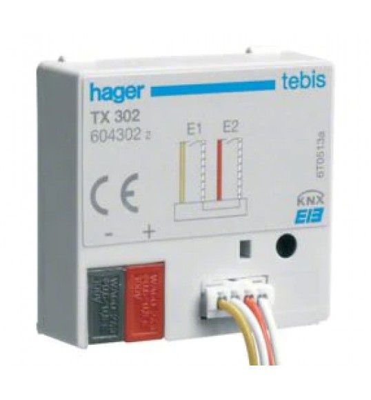 TX302 2 input module Tebis
