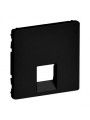 756412 Valena Life Cover plate RJ11/RJ45 Black