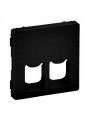 756422 Valena Life 2XRJ45 cover plate Black