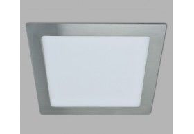 60200420903 DOWNLIGHT LUPO SQUARE 9W 4200K BRUSHED STEEL