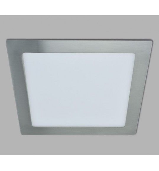 60200420503 DOWNLIGHT LUPO SQUARE  5W 4200K BRUSHED STEEL