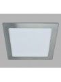 60200420503 DOWNLIGHT LUPO SQUARE  5W 4200K BRUSHED STEEL