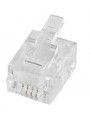 82025 RJ plug- 6 Positions 4 Contacts