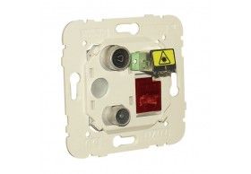 21535 Efapel Tomada R-TV-RJ45 cat 6 UTP-FO SC-APC estrela