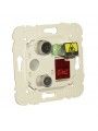 21535 Efapel Tomada R-TV-RJ45 cat 6 UTP-FO SC-APC estrela