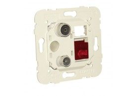 21534 Efapel R-TV-RJ45 cat.6 UTP multimedia socket star con.