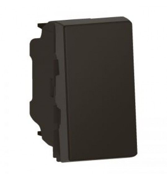 079101L Legrand MSC Wechselschalter 10A, Steckklemmen, 1-modulig, beleuchtbar Farbe: Schwarz