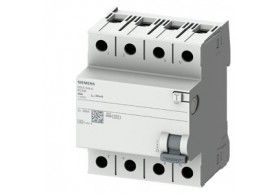 5SV5344-6 Siemens Interruptor diferencial, de 4 polos, tipo A, In: 40 A, 30 mA, Un AC: 400V, r...