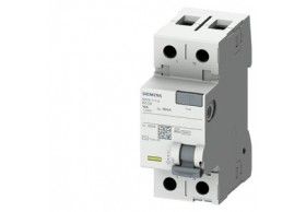 5SV5416-0 Siemens Interruptor diferencial, de 2 polos, tipo AC, In: 63 A, 100 mA, Un AC: 230 V