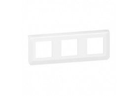 277806L Legrand MOSAIC QUAD.TRIPLO HORZ. BRANC