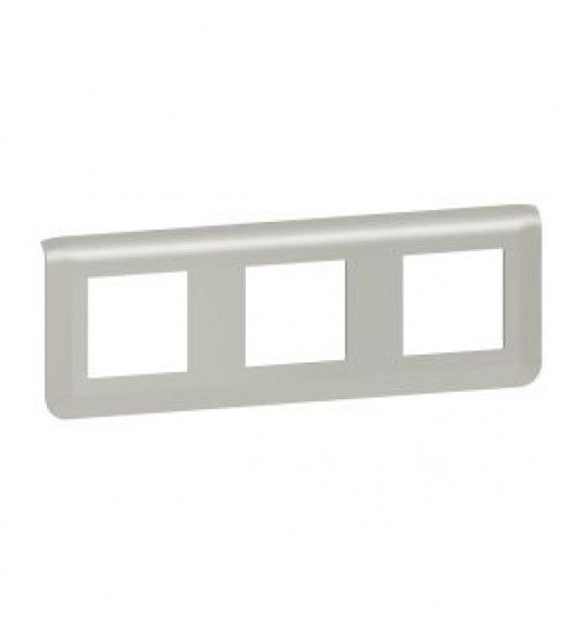 079306L Legrand Mosaic Rahmen 3x2-modulig, horizontal Farbe: Aluminium