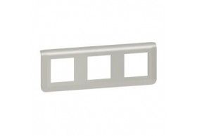 079306L Legrand Mosaic Rahmen 3x2-modulig, horizontal Farbe: Aluminium