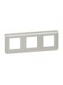 079306L Legrand Mosaic Rahmen 3x2-modulig, horizontal Farbe: Aluminium
