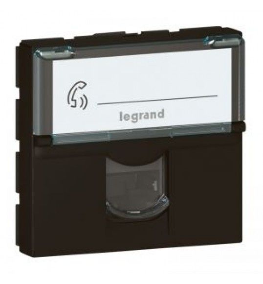 079165L Legrand MOSAIC RJ45 CAT.6 FTP 2MD PRET