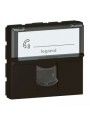 079176L Legrand RJ45 socket Cat 6A FTP 2 mod. Mosaic black 079176L Legrand RJ45 socket Cat 6A FTP 2 mod. Mosaic black