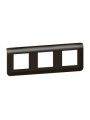 079046L Legrand Mosaic Rahmen 3x2-modulig, horizontal Farbe: Schwarz