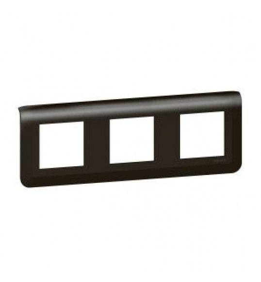 079046L Legrand Mosaic Rahmen 3x2-modulig, horizontal Farbe: Schwarz