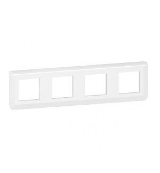 078808L Legrand Mosaic Rahmen 4x2-modulig, horizontal Farbe: Ultrawei?