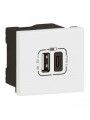 077570L Legrand Chg Usbx2 Link Type A+C Blc 077570L Legrand Chg Usbx2 Link Type A+C Blc