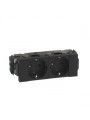 077232L Legrand 2x Schuko Socket DLP-Clip 2P+E Mosaic black