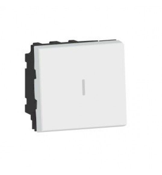 077063L Legrand Bipolar switch EasyLed 20AX 2mod. Mosaic WH