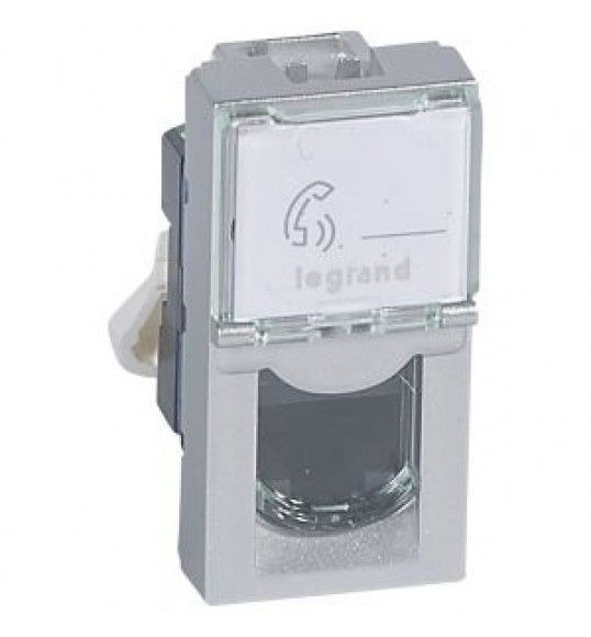 079461 MO-BASE RJ45 C6 UTP 1M AL