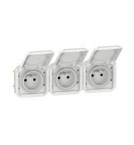 069644L Legrand 3X2P+T F/B Hor Blanc Compo