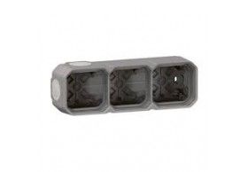 069680L Legrand Plexo New 3-fach Geh�use horizontal und vertikal in der Farbe: Grau