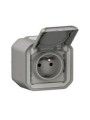 069731L Legrand Plexo New FRAP Steckdose F/B Standard Steckklemmen EB, IP55, IK08, Grau