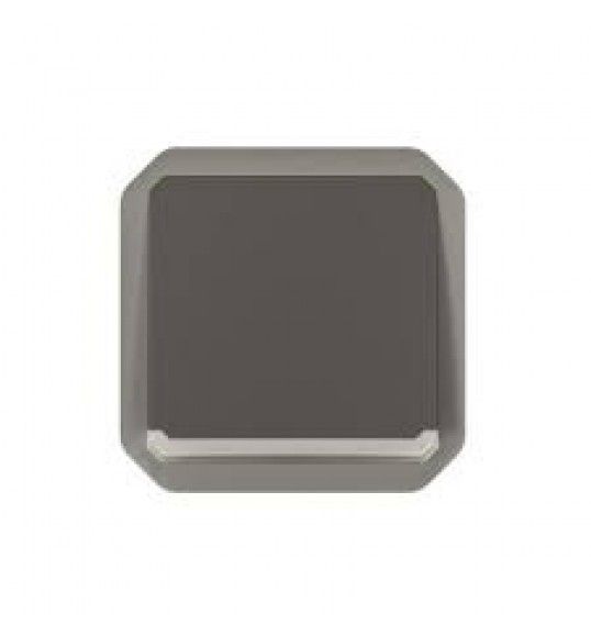 069813L Plexo New Einsatz Taster beleuchtet 10A, Steckklemmen (SL), IP55 IK08, Anthrazit