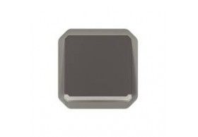 069813L Plexo New Einsatz Taster beleuchtet 10A, Steckklemmen (SL), IP55 IK08, Anthrazit