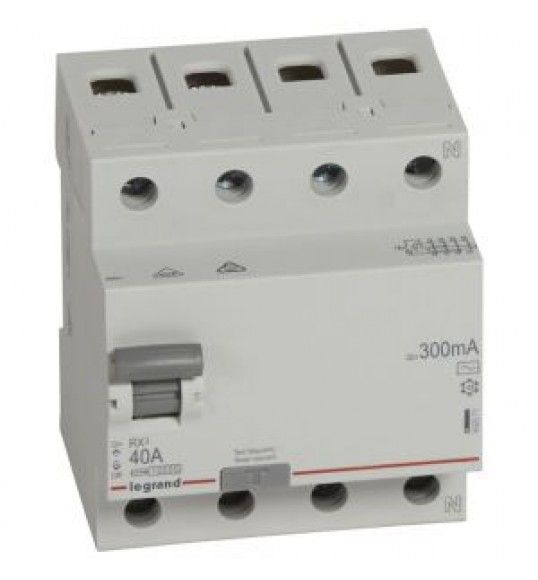 402071 Residual Current Circuit Breaker RX3 40A 4P 300MA AC