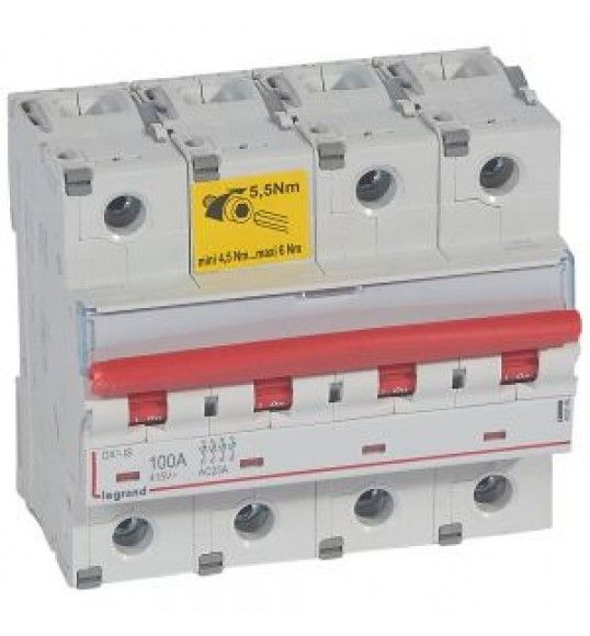 406546 INTERRUPTOR DX3 IS-A 4P 100A