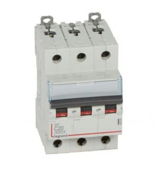 407860 Circuit breaker DX3 DISJ 3P C20 6000A