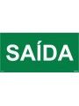 661687 Label SAIDA 100x200 mm