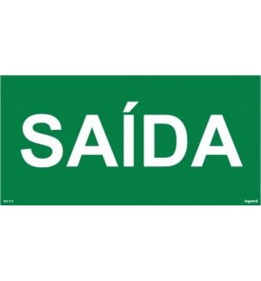 661687 Label SAIDA 100x200 mm