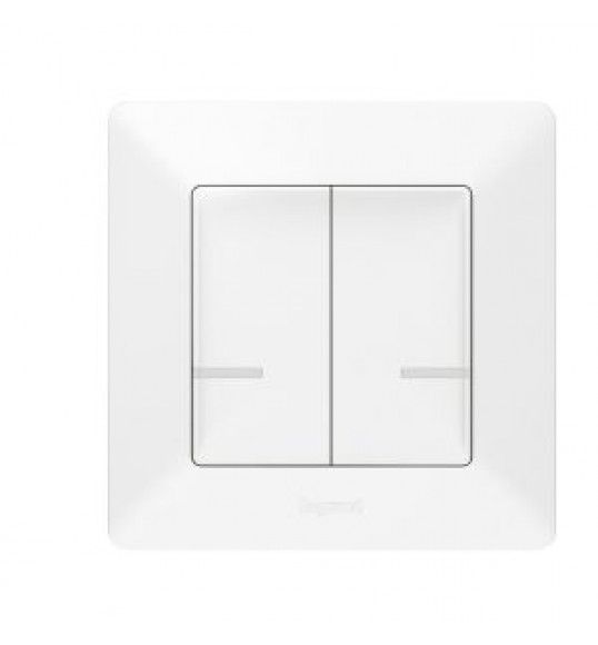752187 Valena Life with NETATMO Double switch - Wireless - W