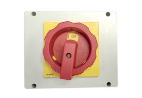3LD2562-0TB53 HAUPT-/NOT-AUS-SCHALTER 3-POLIG IU=63, P/AC-23A BEI 400V=22KW 1 N-KLEMME + 1 PE-KLEMME