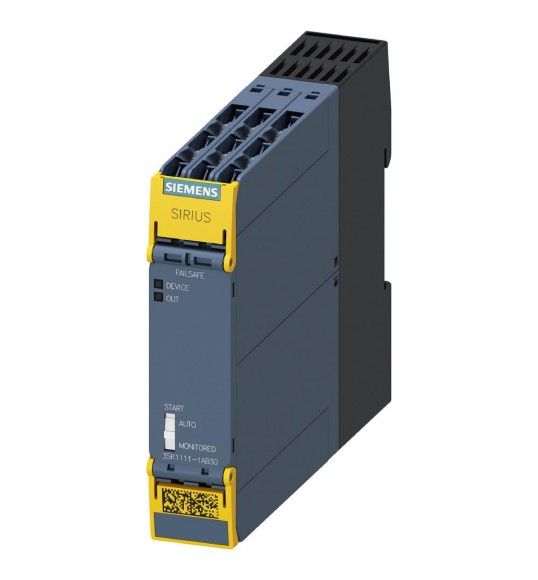 3SK1111-1AB30 Siemens Dispositivo di sicurezza SIRIUS, modulo di base serie Standard, circuiti di a.