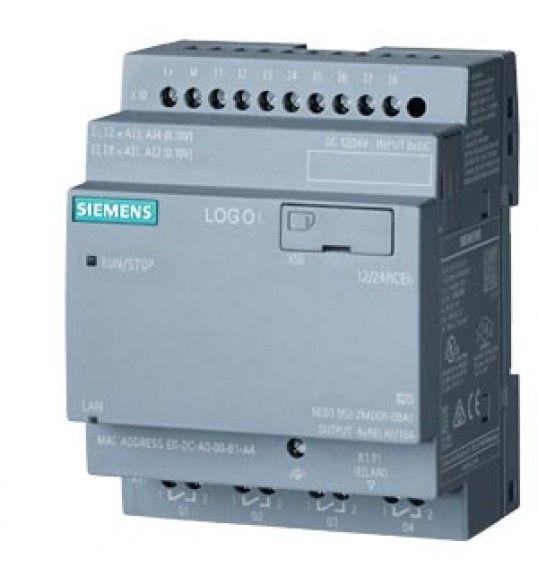 6ED1052-2MD08-0BA1 Logic module LOGO! 12/24RCEO